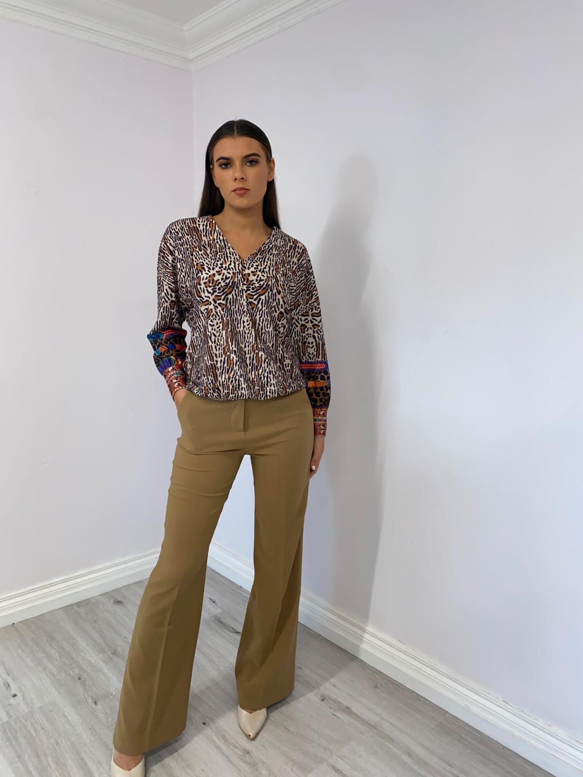 Tan Kate and Pippa trousers