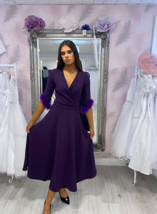Madison purple dress
