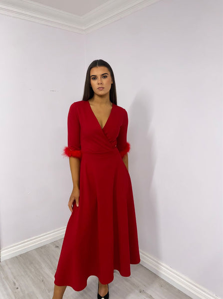 Madison red dress