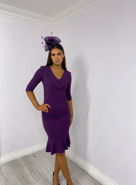 Ella purple dress