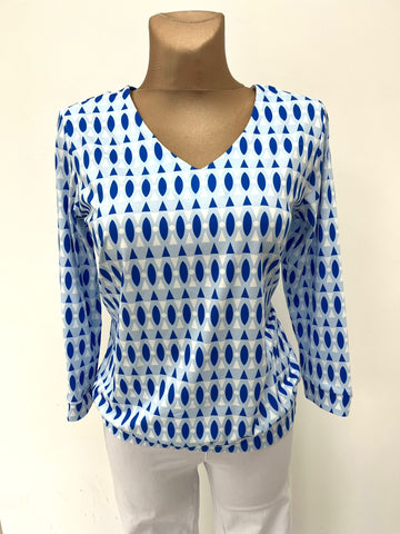 Belle blue yew top