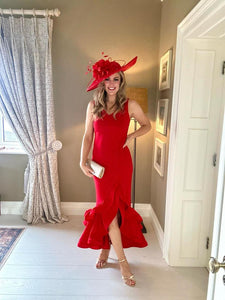 Lyman red dress
