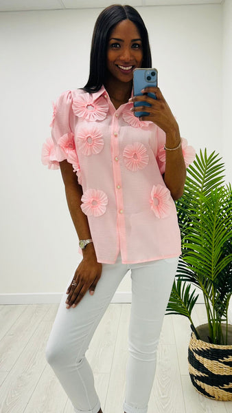 Zen pink  blouse