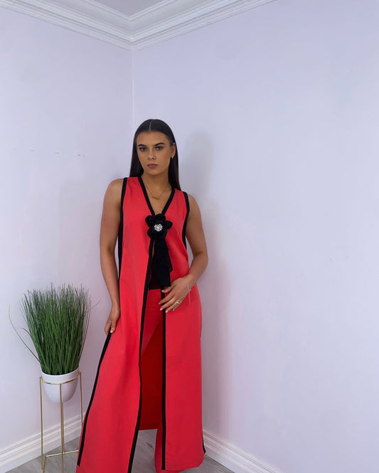 Vivianna coral two piece