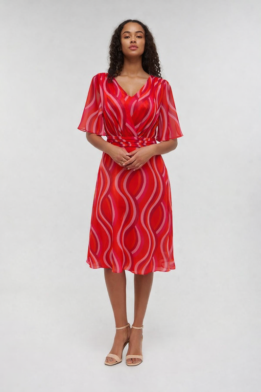 Daisy May Dress – Statement Print Occasion Dress