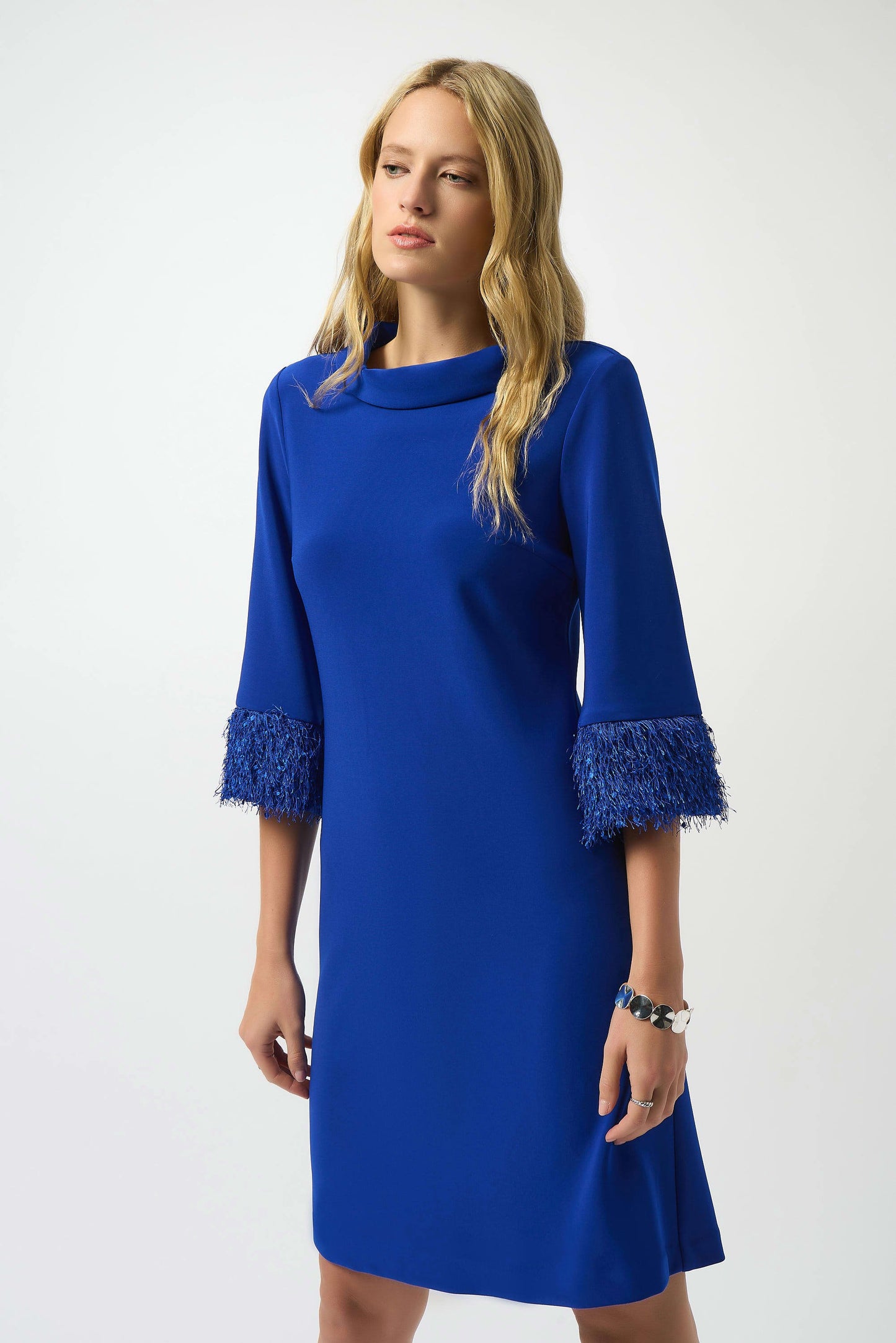 Silky Knit & Novelty A-Line Dress
253054