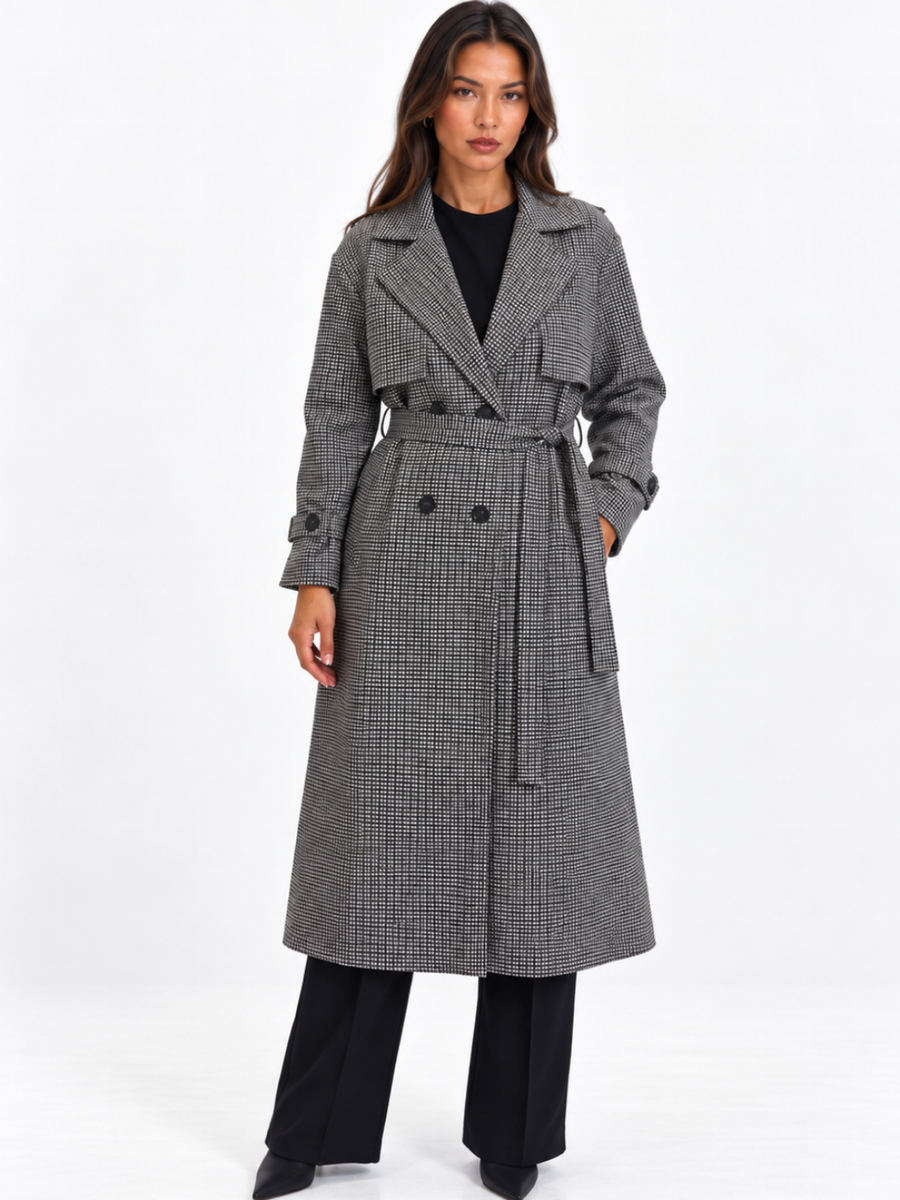 KATE & PIPPA BROMLEY JACKET IN BLACK CHECK