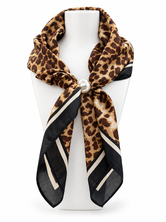 Julie Scarf – Classic Leopard Print
