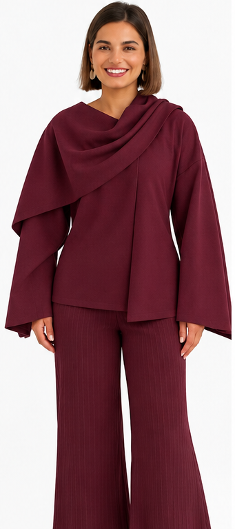 Burgundy Cape – One Size