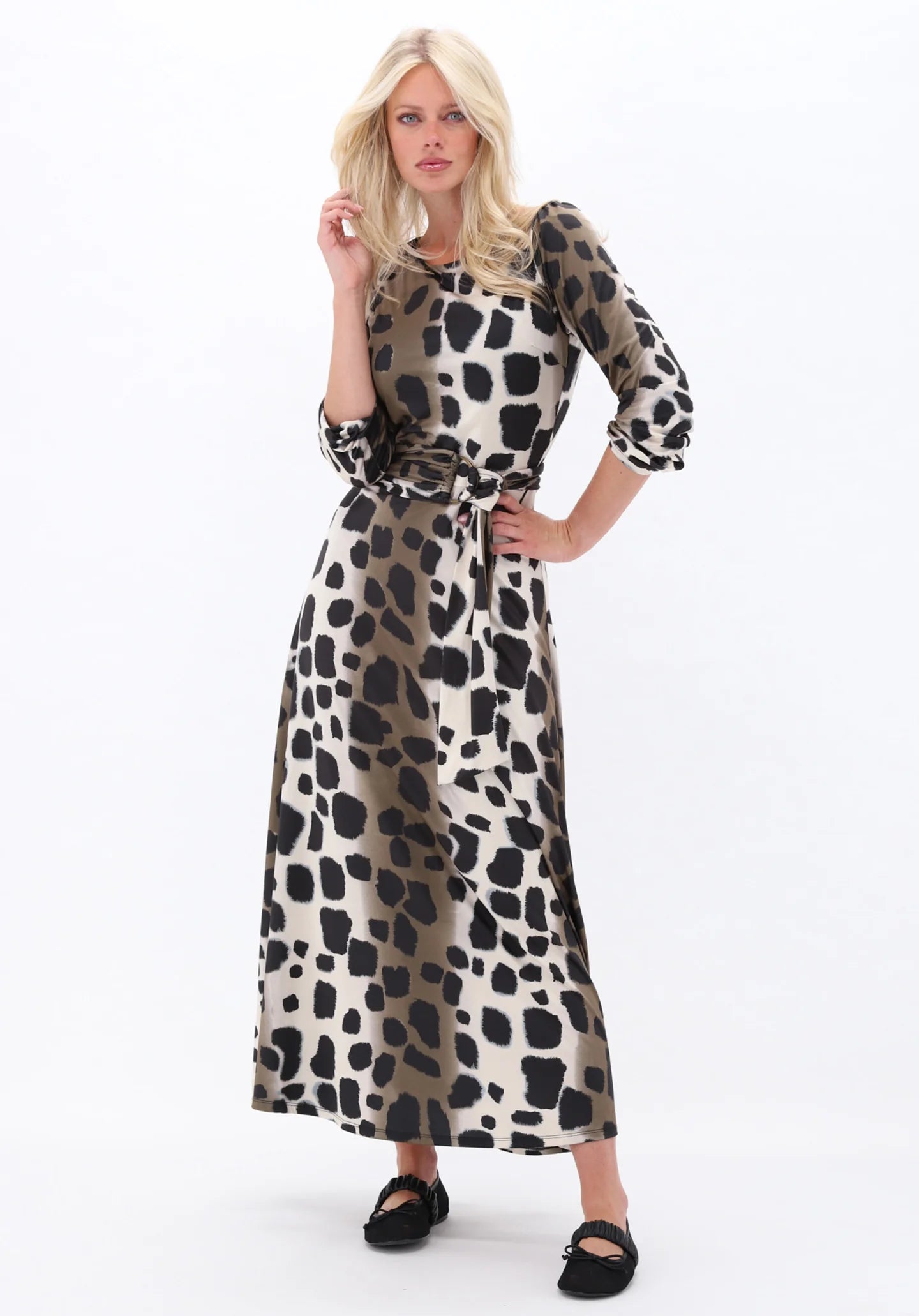 K design Maxi dress with Animal print