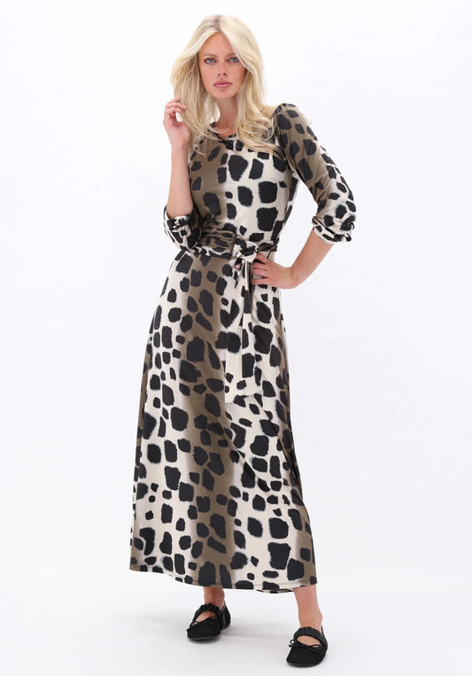 K design Maxi dress with Animal print