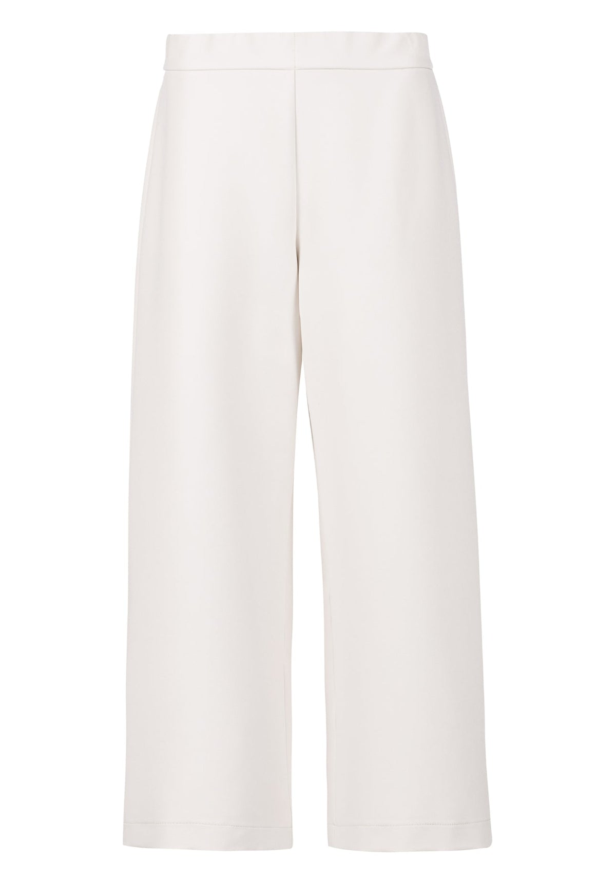 TUZZI cream wide leg trousers