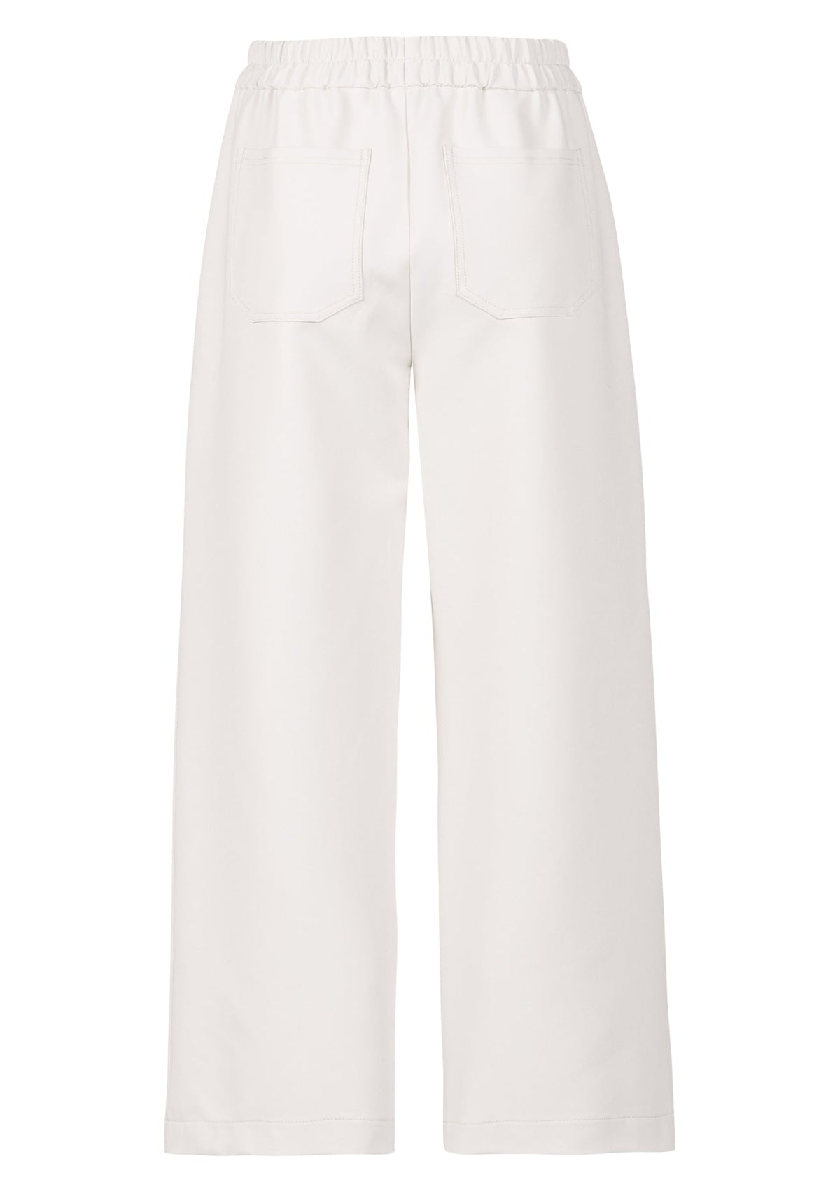 TUZZI cream wide leg trousers