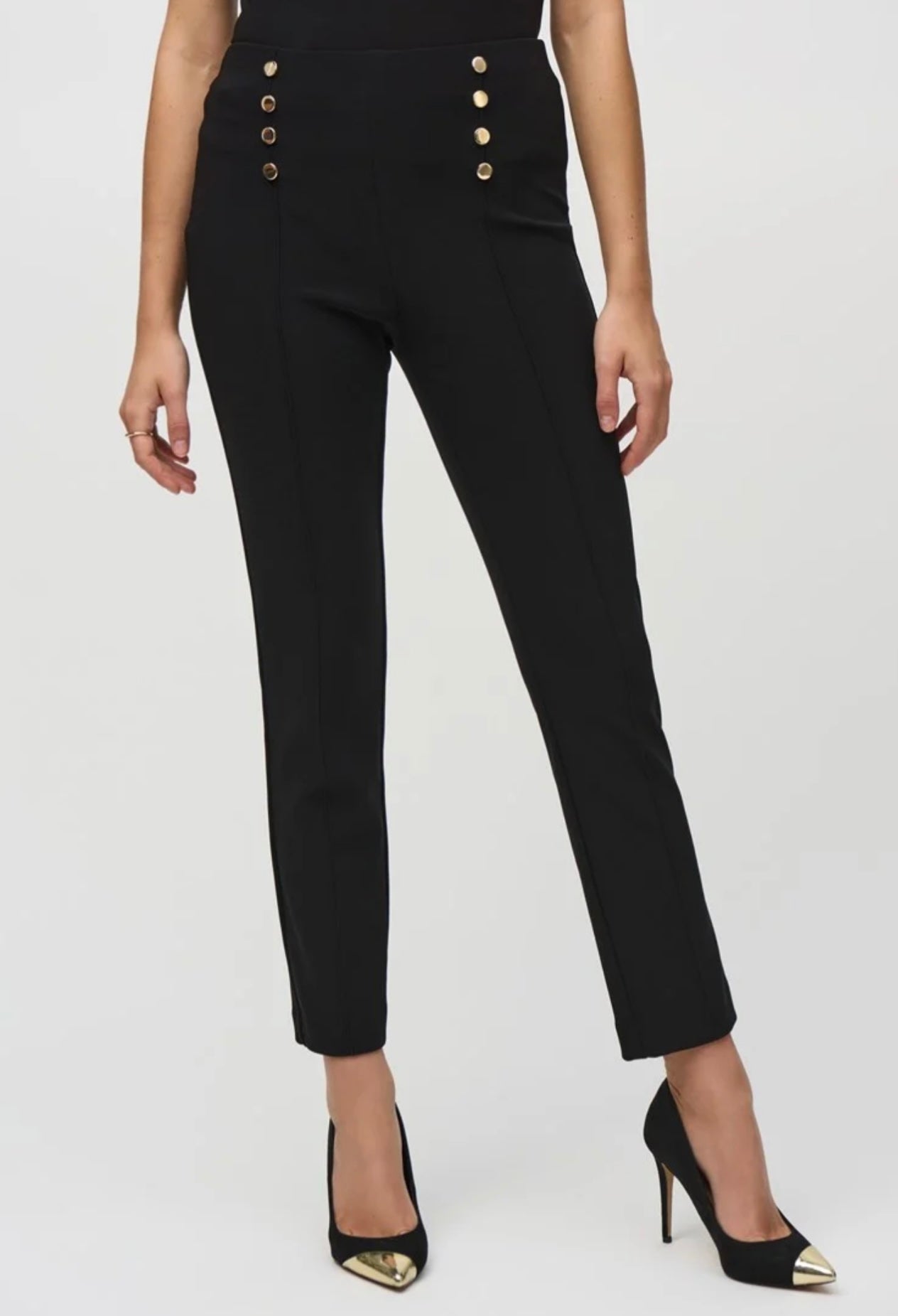 Silky Knit Slim Fit Pull-On Pants