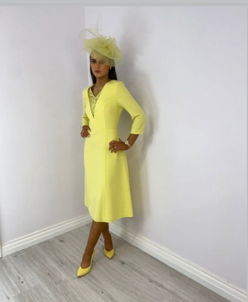 Lizabella yellow dress