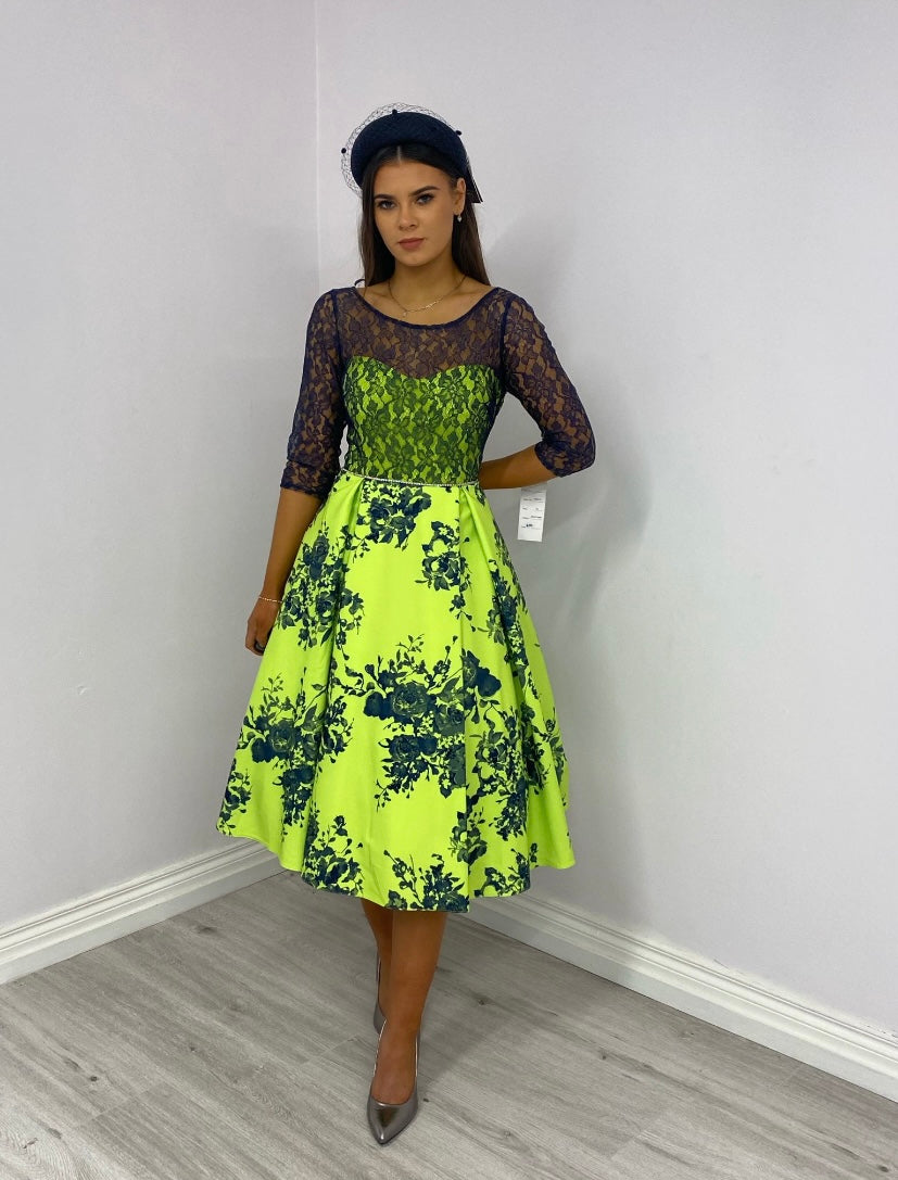 Green/Navy Dress