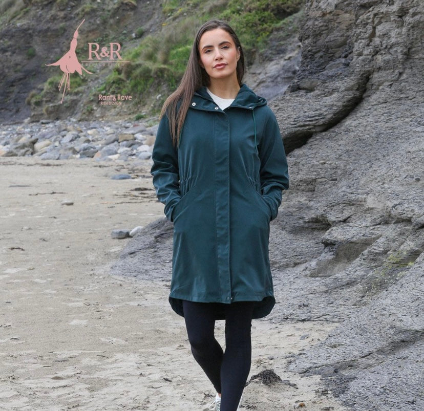 Aoife raincoat Green