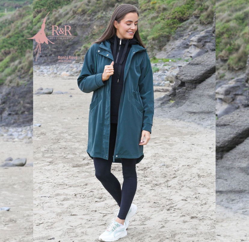 Aoife raincoat Green