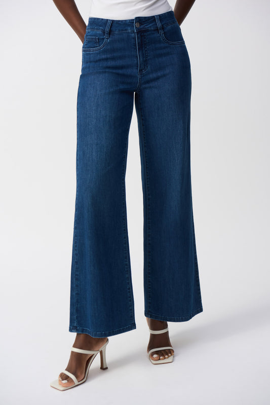 Joseph Ribcoff Goldie | Classic Wide-Leg Stretch Jeans 251968