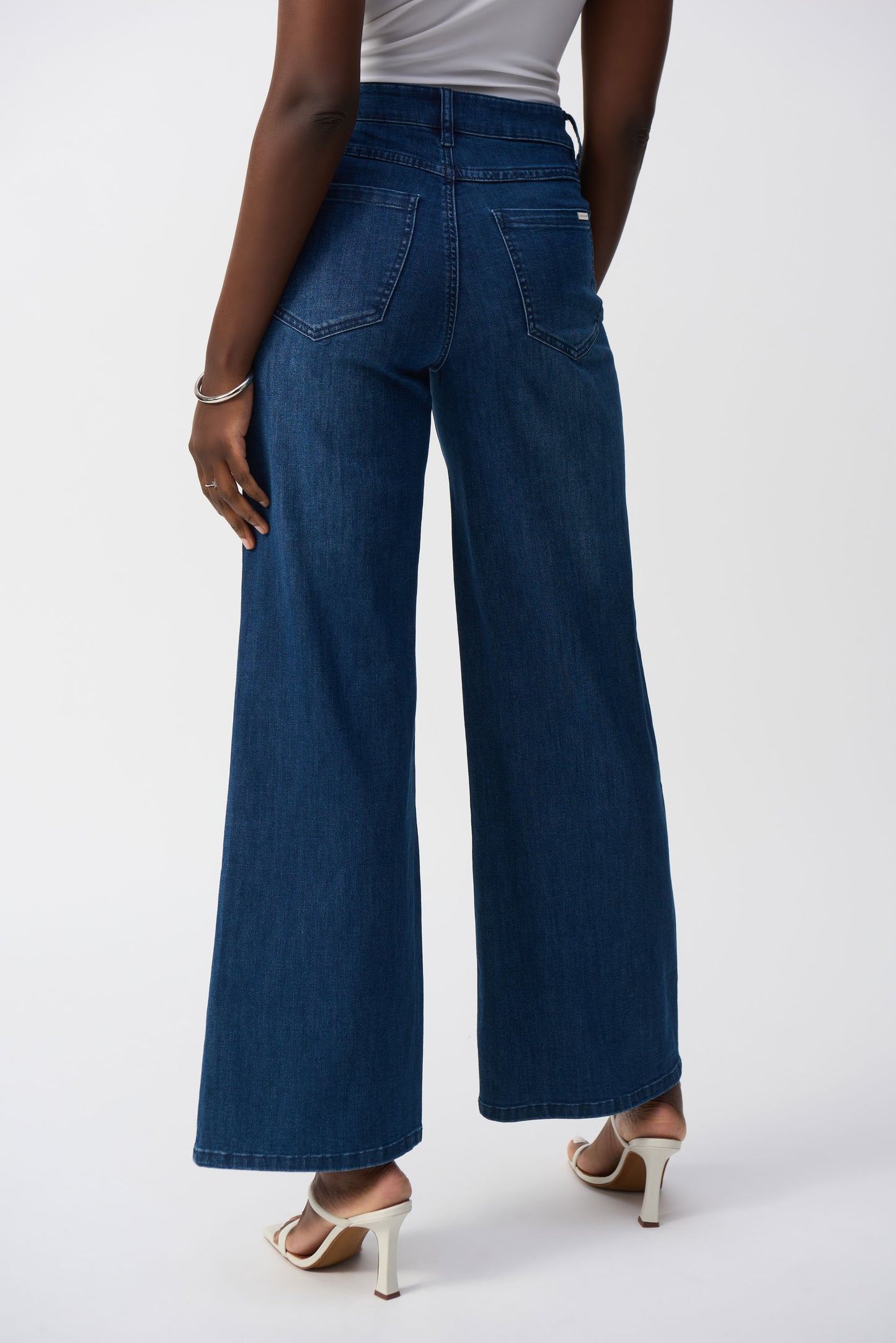 Joseph Ribcoff Goldie | Classic Wide-Leg Stretch Jeans 251968