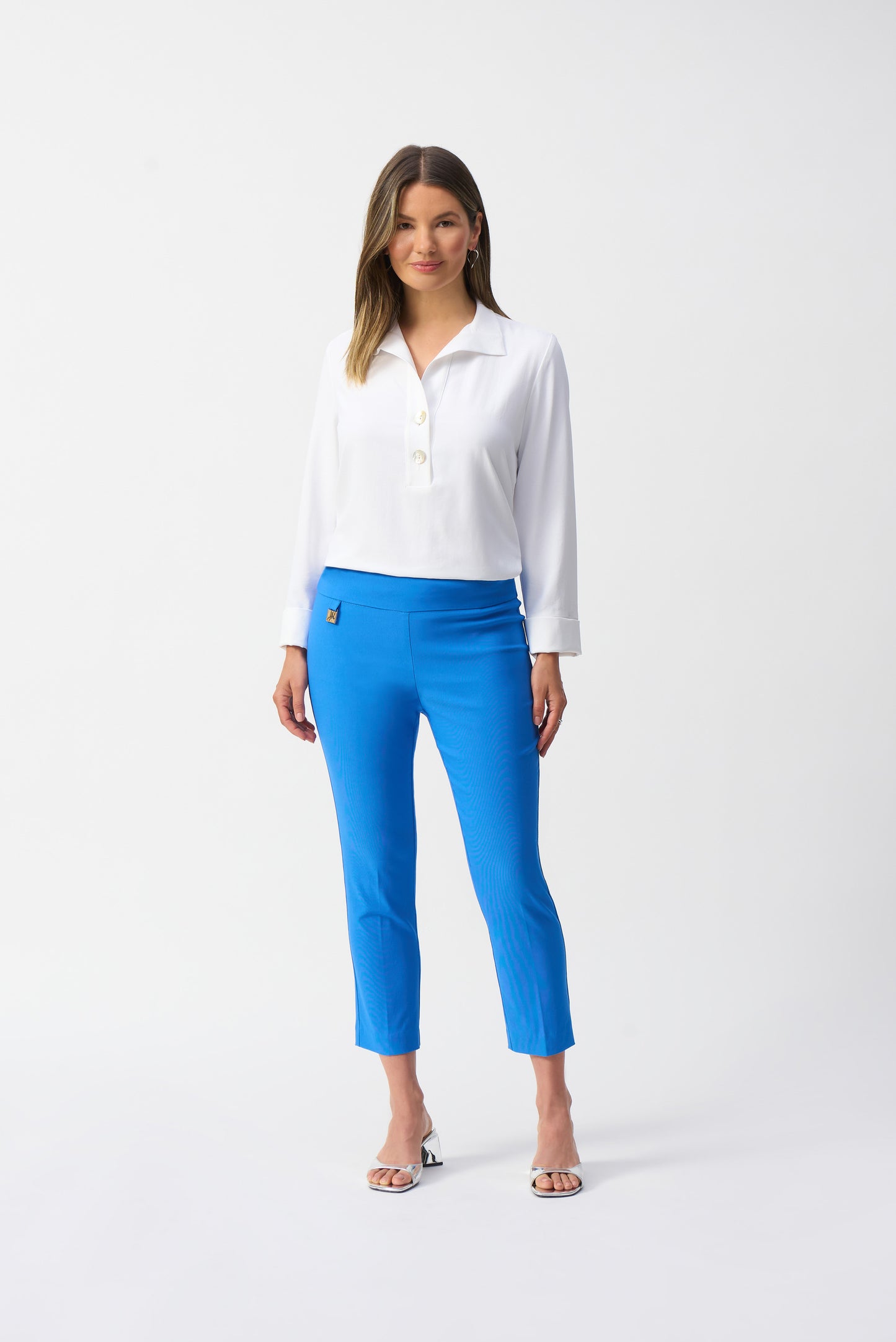 Joseph ribkoff Cropped Woven Pant 201536S25