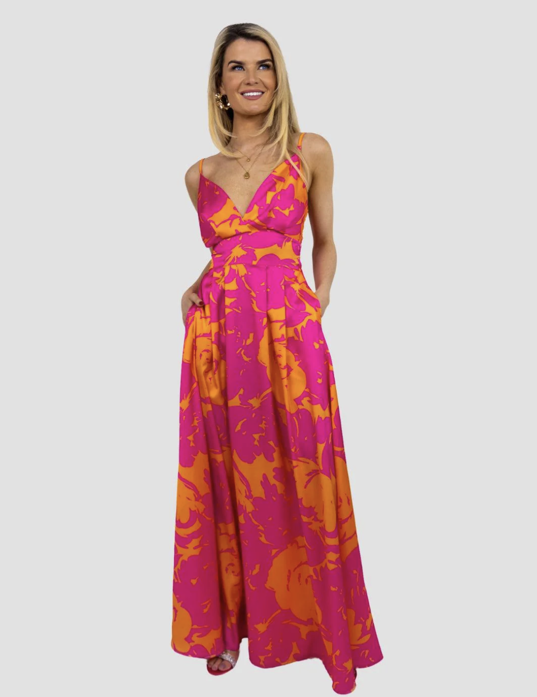 Lola pink/orange maxi