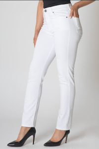 White sisolei jeans