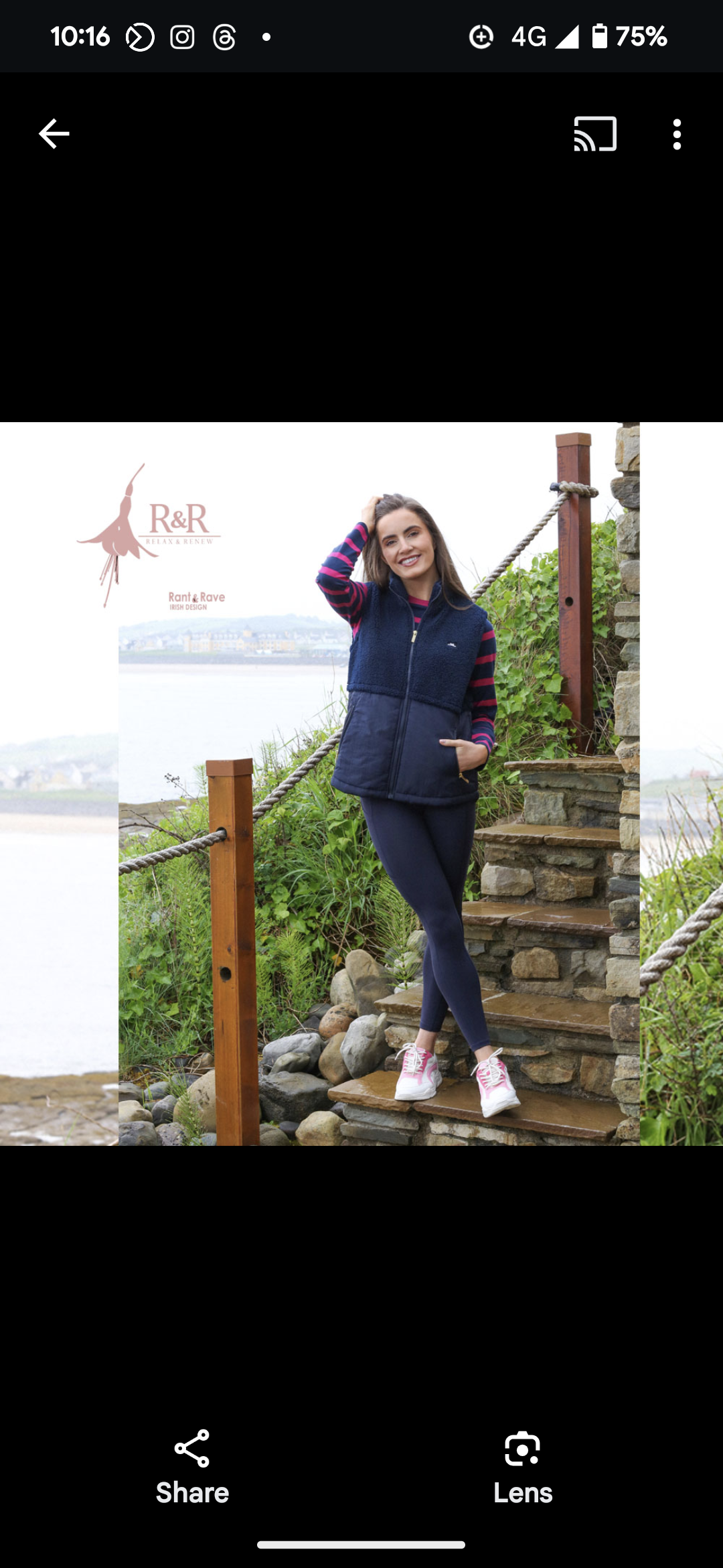 Mabel navy gilet