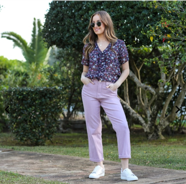 Fern chiffon blouse