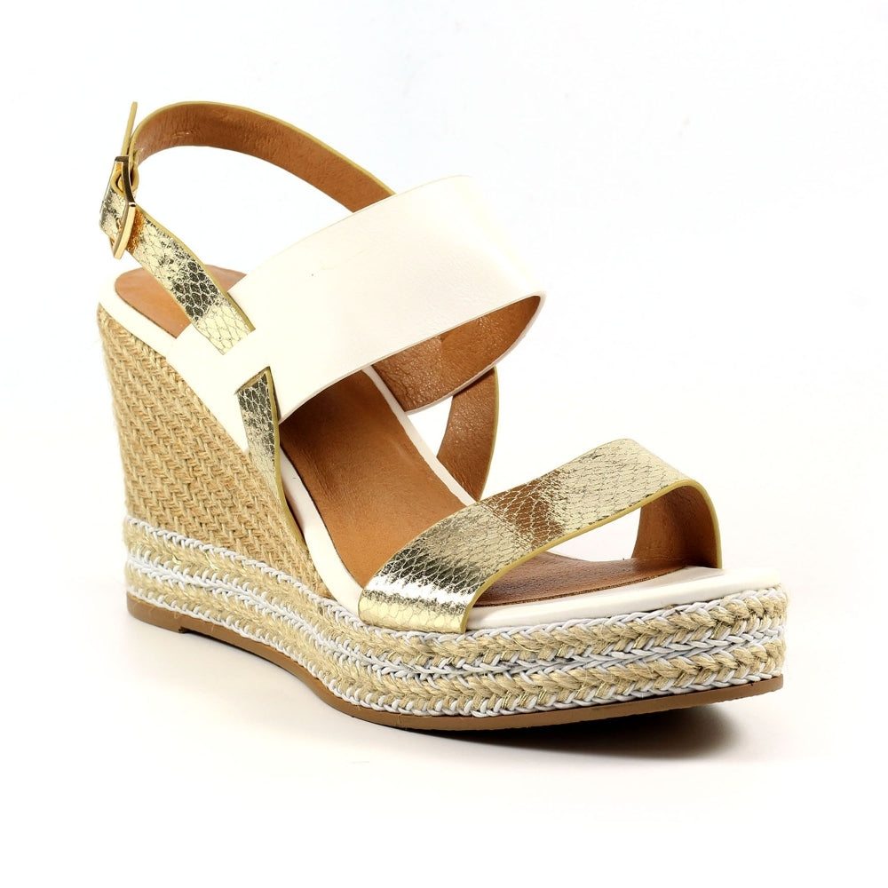 Beatrix white sandal