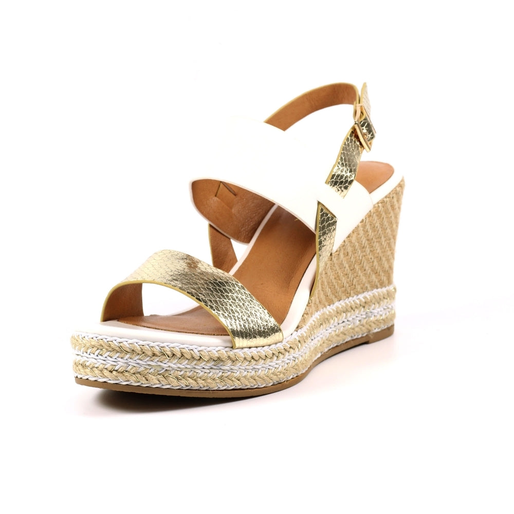 Beatrix white sandal