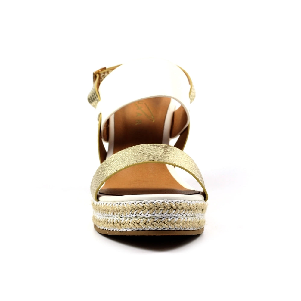 Beatrix white sandal