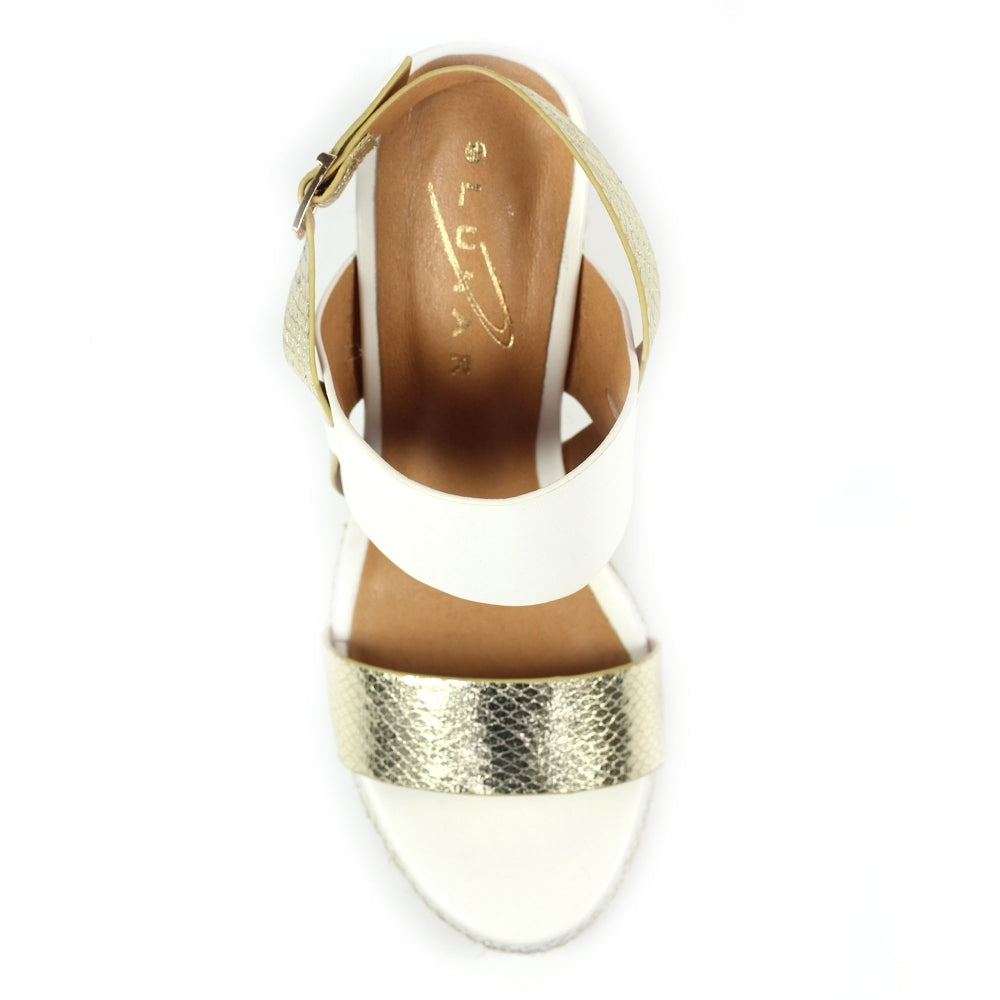 Beatrix white sandal