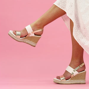 Beatrix white sandal