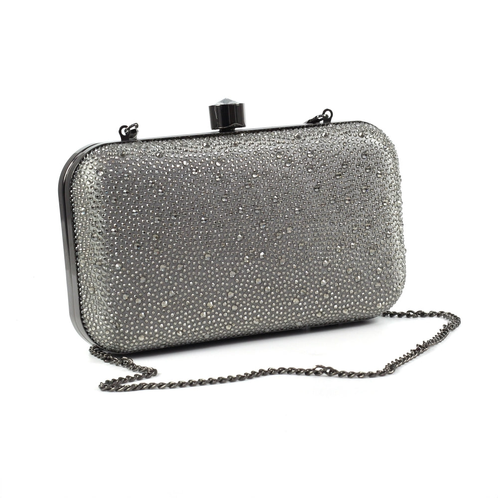 Catalina pewter bag