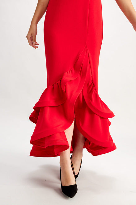 frank lyman red dress Frank Lyman 268293 Red Floral Evening Dress