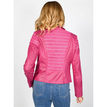 Frank lyman pink leatherette jacket.