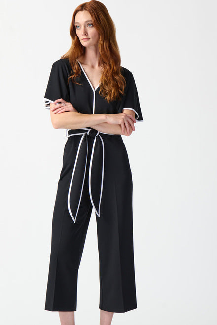 Joseph ribkoff 242082 contrast jumpsuit