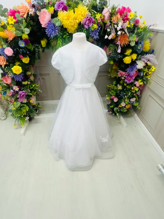 White Communion dress koko