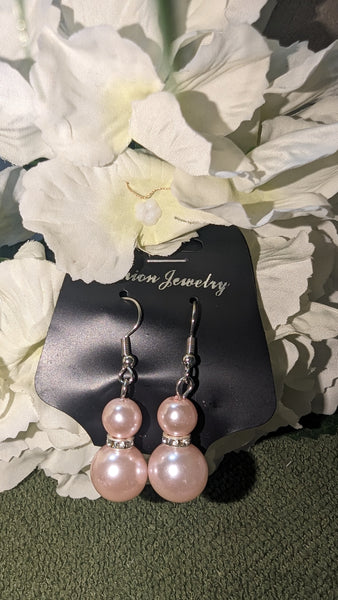 Blush pink 3 piece pearl set