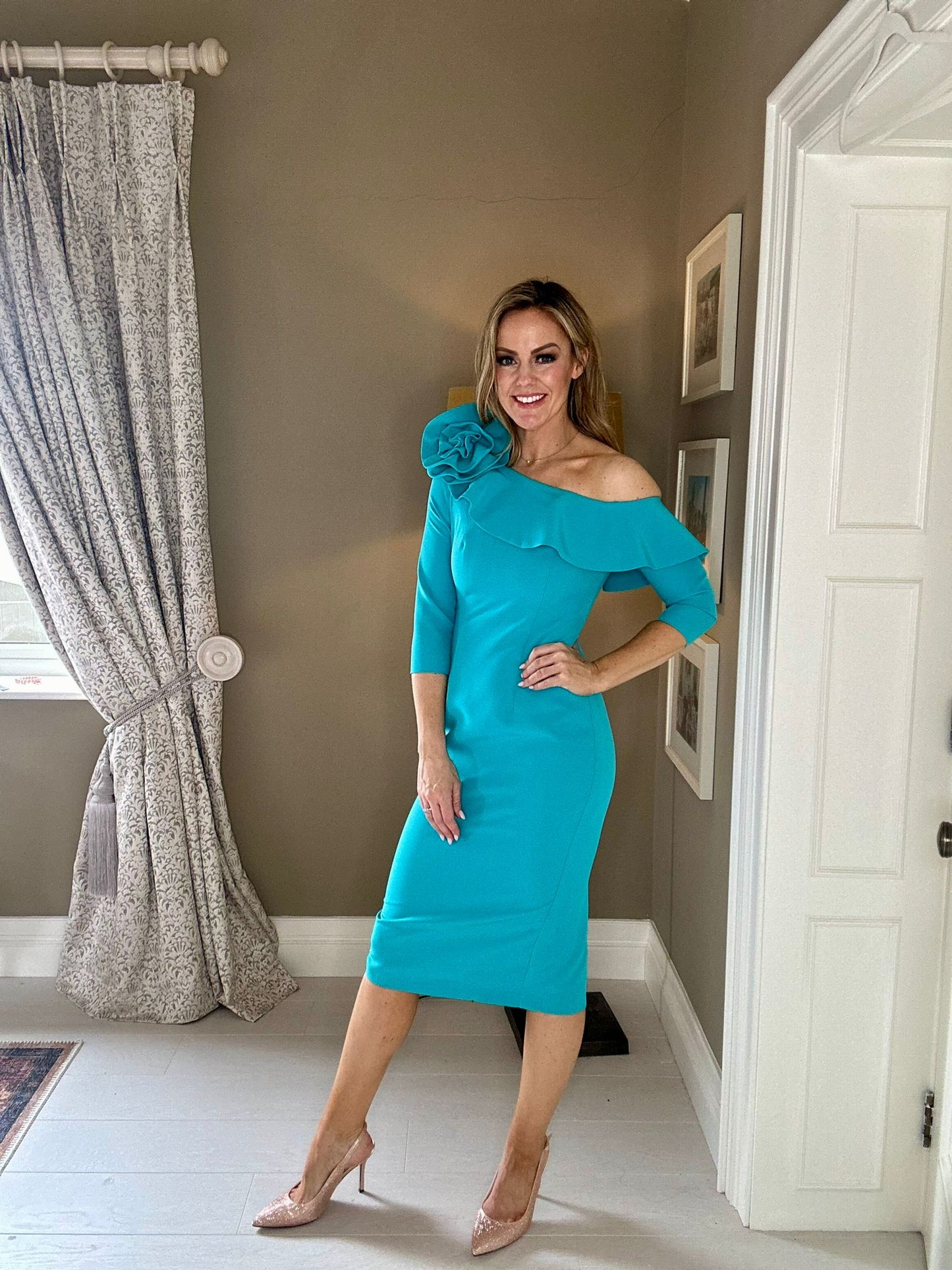 Grace turquoise dress