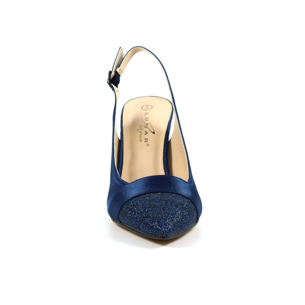 Rowena navy shoe