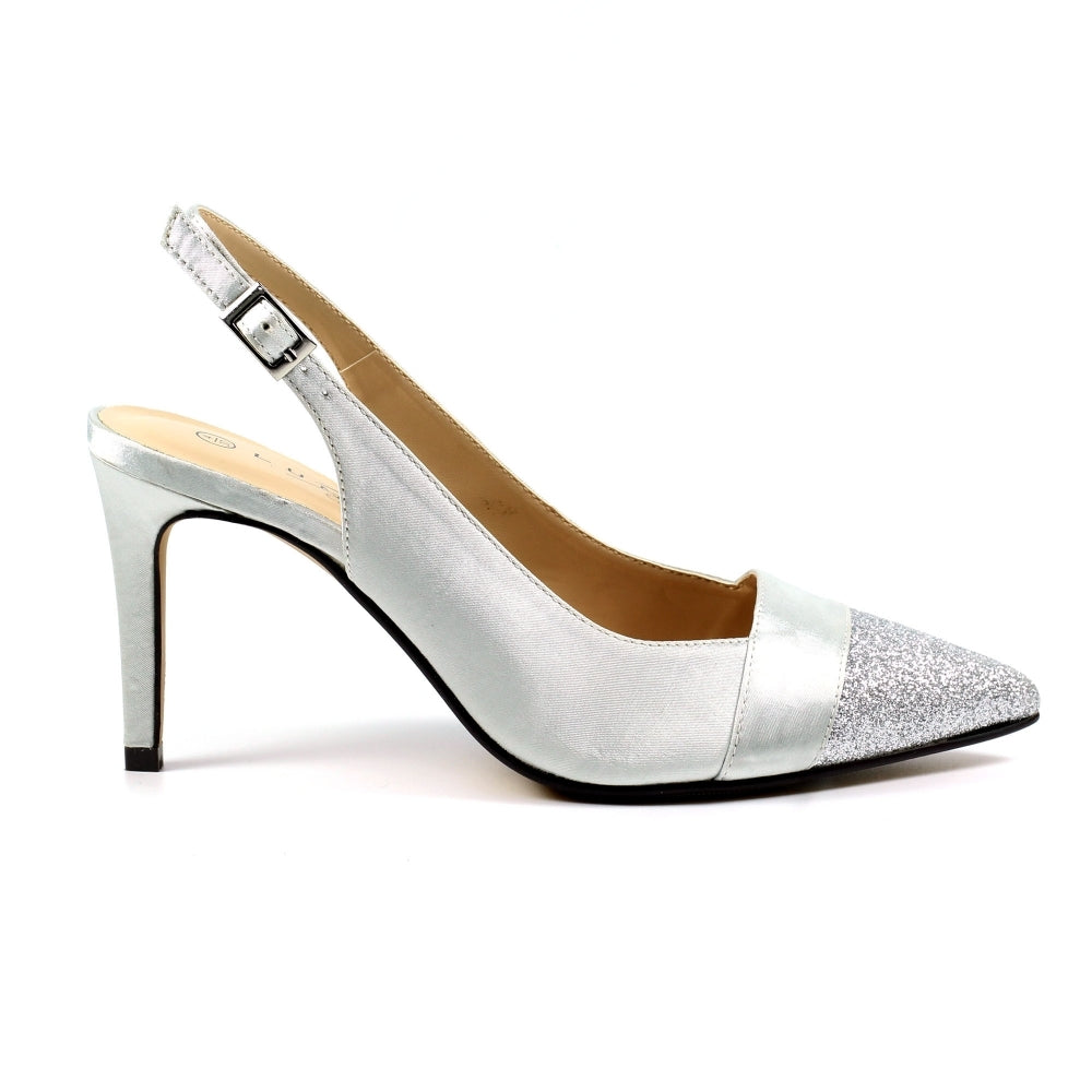 Rowena silver shoe