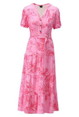 K design pink dress