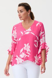 Joseph ribkoff pink blouse