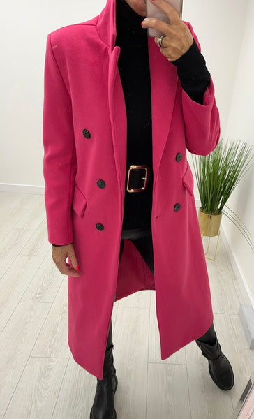 Kelsey pink coat