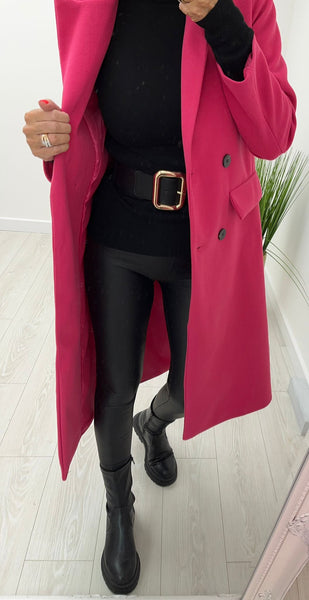 Kelsey pink coat