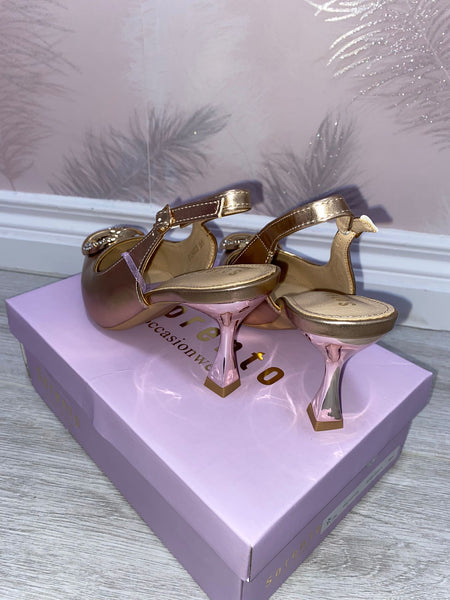 Sorento rose gold shoes