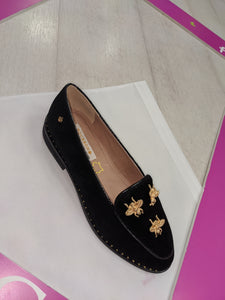 Amy black bee shoes