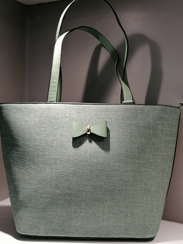 large sage green shoulder  bag
